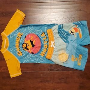 Boys Minions Swim Set Size 3t